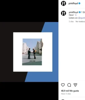 Wish You Were Here de Pink Floyd supera los mil millones de reproducciones en Spotify