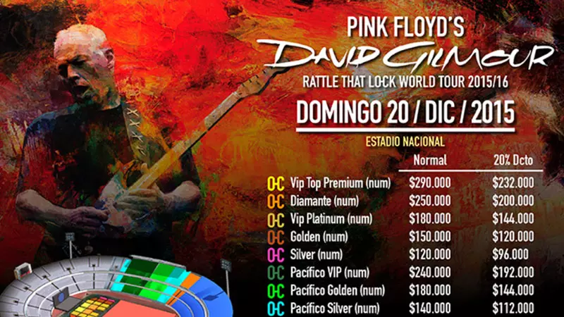 David Gilmour en Chile: el emocionante capítulo final que selló la historia de Pink Floyd 🎸🌈