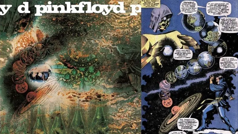 A Saucerful of Secrets: el impactante origen visual que redefinió el arte del rock 🎨🌈