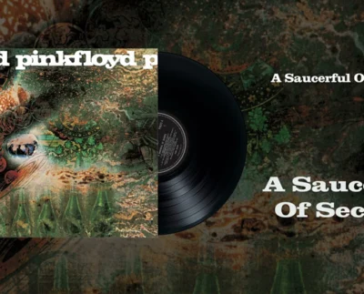 Pink Floyd A Saucerful of Secrets 1968 portada original del álbum en la transición tras la salida de Syd Barrett